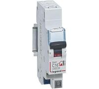 LEGRAND - Disjoncteur Phase + Neutre 230V DNX³ - Pouvoir de Coupure 3000A - 16A Courbe C - Bornes automatiques - 1 Module - Fabriqué En France (Lot de 6)