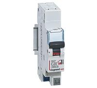 LEGRAND Disjoncteur DNX3 1P+N C20 20A Bornes automatiques Pouvoir de coupure 3000A 1 module