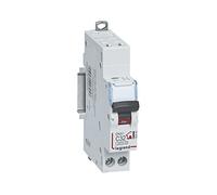 LEGRAND - Disjoncteur Phase + Neutre 230V DNX³ - Pouvoir de Coupure 3000A - 32A Courbe C - Bornes automatiques - 1 Module - Fabriqué En France