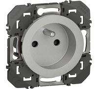 Prise encastrable Legrand Dooxie prise de courant 2P+T 16A Connexion rapide 2,5mm² Argent