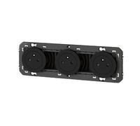 Legrand – Prise triple avec terre Dooxie – 3 postes – Noir