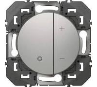 Legrand Dooxie va-et-vient double - Aluminium