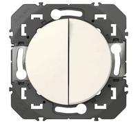 LEGRAND - Double va-et-vient 10A blanc Dooxie