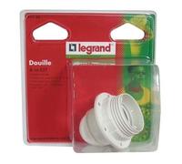 Legrand Douille culot E27 Chemise demi-filetée avec bague isolante Ø10 mm 150 W