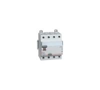 411676 Legrand - Interrupteur différentiel tétrapolaire 63A type A 30mA - 4 modules - Bornes alignées