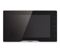 LEGRAND, EASYKIT Plus Vidéo Insertion, Moniteur Couleur Brillant 7", Touches Capteurs, Réglage Individuel de : Luminosité, Volume, Rendu des Couleurs et Microphone, Couleur Noir, 364225