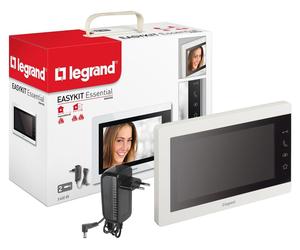 LEGRAND, EASYKIT, système de vidéosurveillance intérieur essentiel, écran couleur haute définition de 7 pouces, avec capteurs