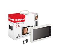 LEGRAND Ecran intérieur visiophone 7 pouces, Easy Kit, blanc, IP54, IK07 | 7inches, blanc, écran mains libres, touches sensitives, résolution 800x480pixels, installation intérieure Plug-in