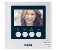 Legrand - Écran pour poste intérieur supplémentaire - 4,3pouces - blanc