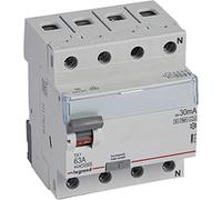 Legrand FI-Schalter, Typ F/G, 10kA, 63A, 4pol, 30mA, 1 Stk.
