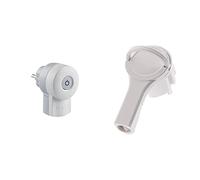 Legrand - Fiche avec interrupteur & Zenitech Fiche mâle 2P+T 16A extra plate Blanc