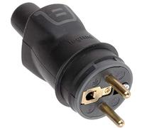 Legrand - Fiche borne à vis 2P+T 16A IK08 IP44 à sortie droite avec étiquette avec Gencod - 050114