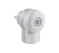Legrand Fiche mâle 2P+T double fonction avec interrupteur On/Off 16A Blanc