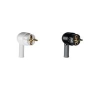 LEGRAND - Fiche plastique 2P+T 16A à extraction facilitée et sortie latérale - blanc avec Fiche plastique 2P+T 16A à extraction facilitée et sortie latérale - noir