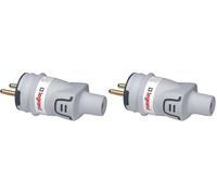 LEGRAND | Fiche Plexo 2P+T 16 A Franco Belge GSB, Étanche IP44, Sortie Droite, Résistante Pour Usage Intérieur Et Extérieur (Lot de 2)