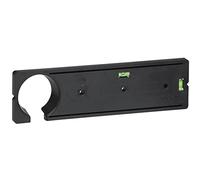 Legrand Gabarit de pose Batibox pour cloisons sèches, niveau intégré | Pour cloisons sèches, pour boîte d encastrement, largeur 293,5mm, hauteur 80,4mm, profondeur 27mm, niveau à bulle intégré
