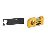 LEGRAND - Gabarit de Pose Pour Boite Encastrement Batibox - Avec Niveaux à Bulle & STANLEY - Niveau Magnétique de Poche - 042130