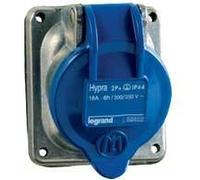 Legrand Hypra Prise à encastrer 230V 16A 2P IP44 Métal - 052032