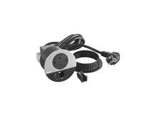 LEGRAND, Incara Disq 80 654716 Prise de charge USB C, sortie de câble pour câble réseau, prise de table, multiple, 15 W, câble de 2 m, 2 fiches P+E, couleur : noir/métal