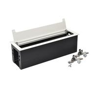 LEGRAND, Incara Top Access 654874 Organisateur de câbles, encastrable pour multiprise, 12 modules, gestion des câbles, pliable, longueur : 385 mm, largeur : 130 mm, hauteur : 2,2 mm, profondeur