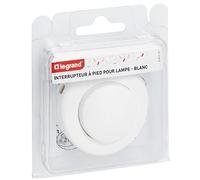 Legrand - Interrupteur à pied pour lampe - blister - blanc