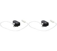Legrand - Interrupteur à tirette pour éclairage de mobilier - Noir (Lot de 2)