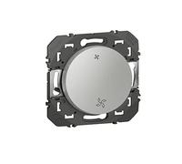 Commande de ventilation mécanique composable Dooxie Legrand - Aluminium