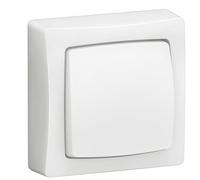 LEGRAND Interrupteur-commutateur 10AX ou bouton-poussoir 10 A, gamme OTEO, mécanisme de surface, blanc, 086001E