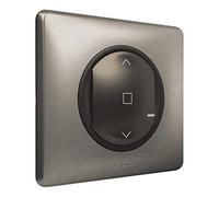 LEGRAND - Interrupteur Connecté pour Volets Roulants - Pour Installation Céliane With Netatmo - Interrupteur à Câbler - Avec Plaque - Métal Tungstène
