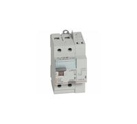 LEGRAND Interrupteur différentiel 2P 63A 30mA type AC, DX³, 230V | 2P, 63A, 30mA type AC, 230V, 3 modules, IP20, montage sur rail DIN, bornes automatiques et à vis, sans halogène