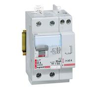 Interrupteur différentiel bipolaire DX3 de type AC 30mA - 25A