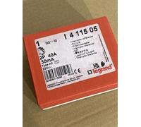 Legrand Interrupteur différentiel DX³-1D 2P 230V 40A 30mA type AC 2 modules Gris