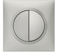 LEGRAND - Interrupteur double va/vient 10A alu complet Dooxie