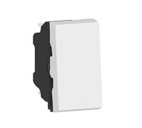 LEGRAND - Interrupteur Mural Simple ou Va-et-vient 10A Mosaic Easy-Led - Commande d'Éclairage 1 Module - Sans Plaque/Sans Support - Fabriqué En France - Blanc
