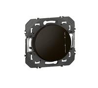 Legrand Interrupteur va-et-vient Dooxie 095263 – Voyant témoin 10AX 250V~ – Noir