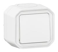 Legrand Interrupteur ou va-et-vient Plexo 10 A étanche complet saillie blanc