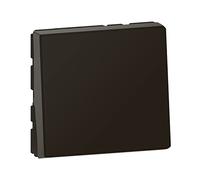 Legrand - Interrupteur ou va-et-vient lumineux avec voyant Mosaic Easy-Led 10A 2 modules - noir mat