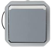 Legrand - Interrupteur ou va-et-vient lumineux étanche Plexo 10A à équiper d'un boitier ou plaque support finition gris