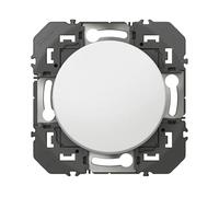 LEGRAND | Interrupteur permutateur Dooxie, Blanc, pour l'ajout d'un troisième point de commande, installation encastrée, fixation à vis