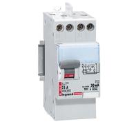 LEGRAND Interrupteur pour tableau électrique - 25 A - 30 mA - 2 phases