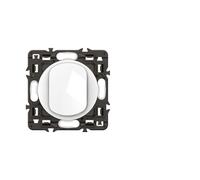 LEGRAND - Interrupteur Simple ou Va-et-vient - 10A - Commande d'Eclairage Complète - Prêt à Installer à compléter avec une Plaque - Blanc - Lot de 4