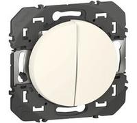 Interrupteur LEGRAND Dooxie va-et-vient 10A + poussoir 6A blanc