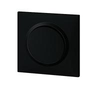 Legrand | Interrupteur va-et-vient 10AX Dooxie, Noir, installation encastrée avec plaque de finition carrée, pose facile grâce aux griffes, connexion rapide sans outil