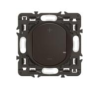 LEGRAND - Interrupteur Variateur - toutes lampes dimmables jusqu'à 125W - Commande d'Eclairage Complète - Prêt à Installer - Noir