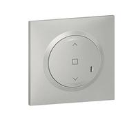 LEGRAND Interrupteur volet roulant connecté Dooxie With Netatmo, Alu | Aluminium, encastré, commande volets et stores, pilotage smartphone, commande vocale Alexa Google Siri, LED repérage