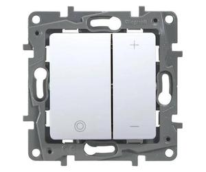 Legrand, Interrupteurs éclairage + volets électriques, Variateur universel à bouton-poussoir