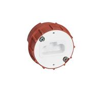 LEGRAND Kit applique DCL parois pleines, Batibox maçonnerie, 2P+T 6A | Diamètre54mm, profondeur40mm, murs maçonnés, bornes auto 2P+T 6A, plastique sans halogène, IP20, couvercle IP44