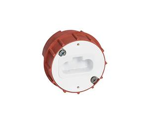 LEGRAND Kit applique DCL parois pleines, Batibox maçonnerie, 2P+T 6A | Diamètre54mm, profondeur40mm, murs maçonnés, bornes auto 2P+T 6A, plastique sans halogène, IP20, couvercle IP44