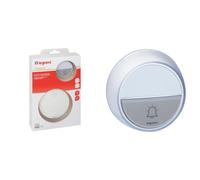 LEGRAND - Kit carillon radio sans fil Confort à piles - blanc avec Sonnette IP44 pour kit carillon Confort - blanc