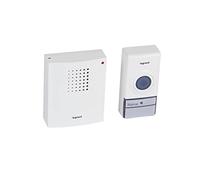 LEGRAND - Kit Carillon Sans Fil - Transmission Radio - Portée 50 m - 32 Mélodies - Pour Appartement ou Petite Maison - Blanc